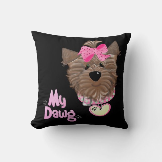 Min Hundar Pillow Kudde (Framsida)