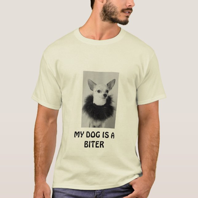 Min hundbitor t-shirt (Framsida)