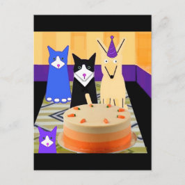 Min hunds födelsedag, vykort