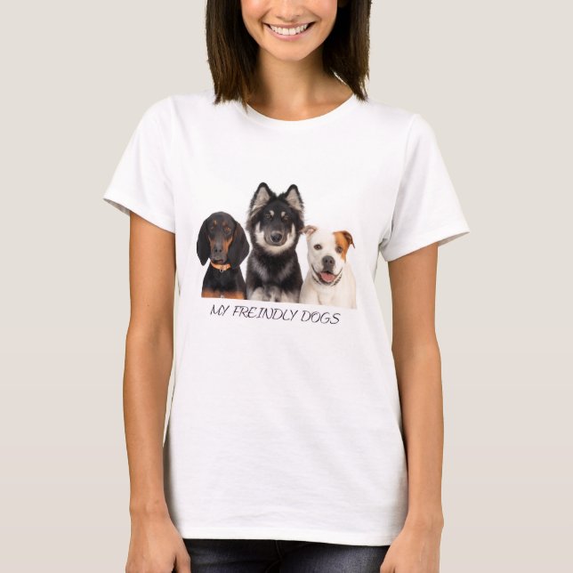 Min hunds t-shirt (Framsida)