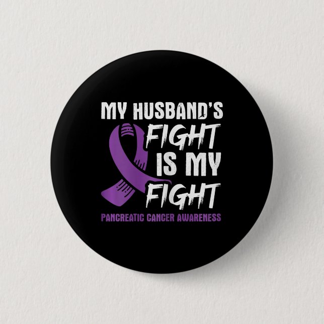 Min Husbyds kamp är min kamp mot pankreascancer A Knapp (Framsida)
