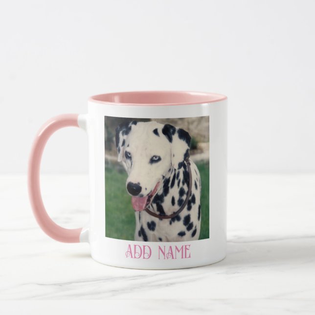 Min husdjurvän anpassad foto pastellrosa mugg (Vänster)
