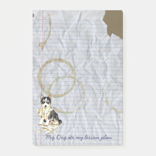 Min Husky Ate min Lesson-plan Post-it Block