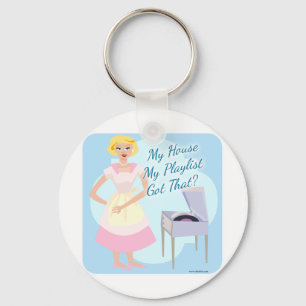 Min husspelningslista nyckelring