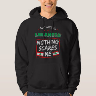 Min hustru är libanesisk republik Libanons kultura Hoodie