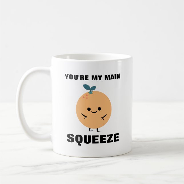 Min huvudsökta Orange Kaffemugg (Vänster)
