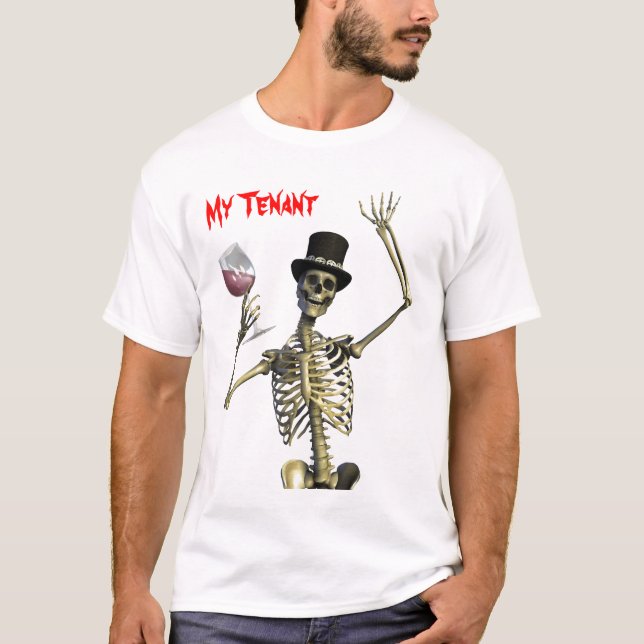 Min hyresgäst är en hederstudent tee shirt (Framsida)