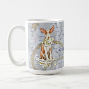 Min Ibizan hundåt som min kurs planerar Kaffemugg