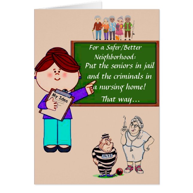 "Min idé! ", Hälsningskort (Framsidan)