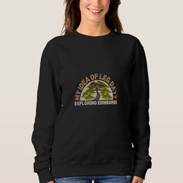 Min idé om att utforska Edinburgh Walking Exp. T Shirt (Framsida)