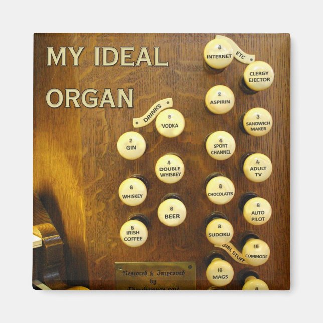 Min idealiska organmagnet magnet (Framsidan)