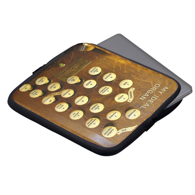 Min idealorganlaptop sleeve (Framsida topp)