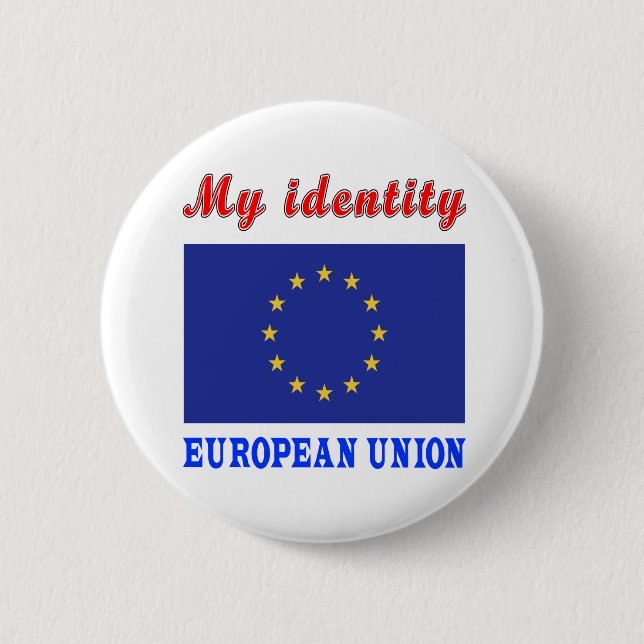 Min identitetsEuropeiska union Knapp (Framsida)
