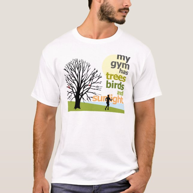 Min idrottshall har träd tee (Framsida)