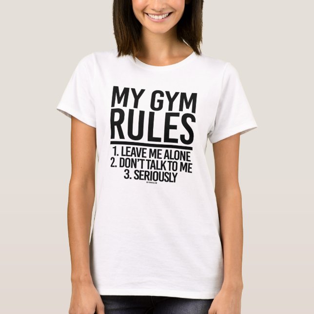 Min idrottshall härskar - lämna mig ensamen - .png tee (Framsida)