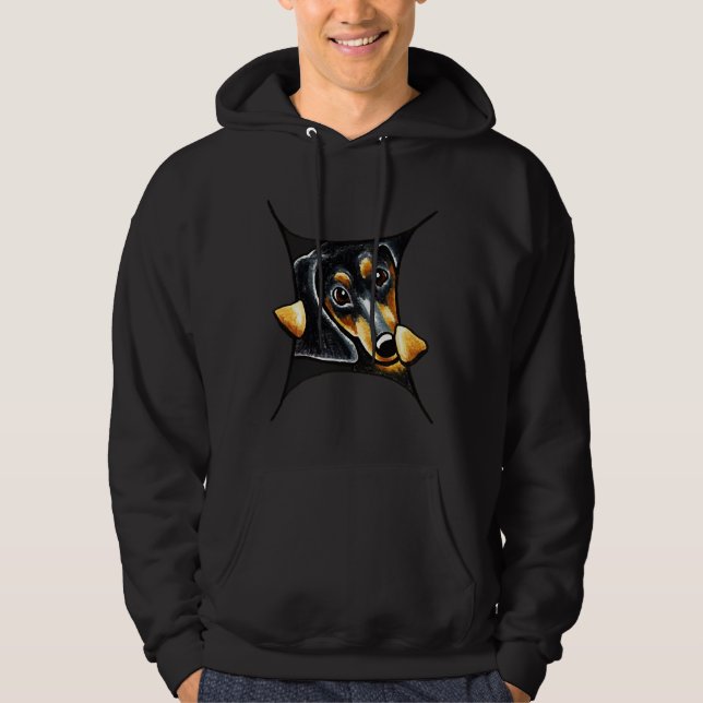 Min Inner Dachshund Hoodie (Framsida)