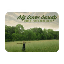 "Min inre skönhet" Motiveringsbekräftelse flexibel