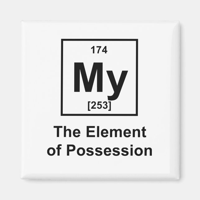 Min, Inslag i Possession Magnet (Framsidan)