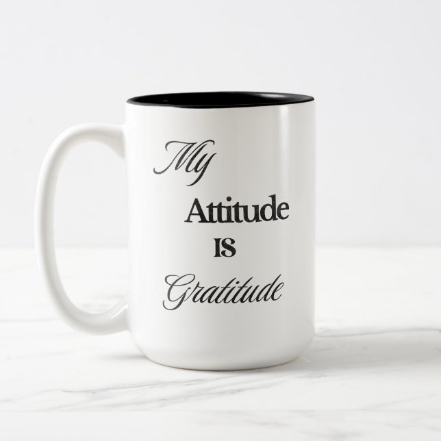 Min inställning är Gratitude Mugg (Vänster)