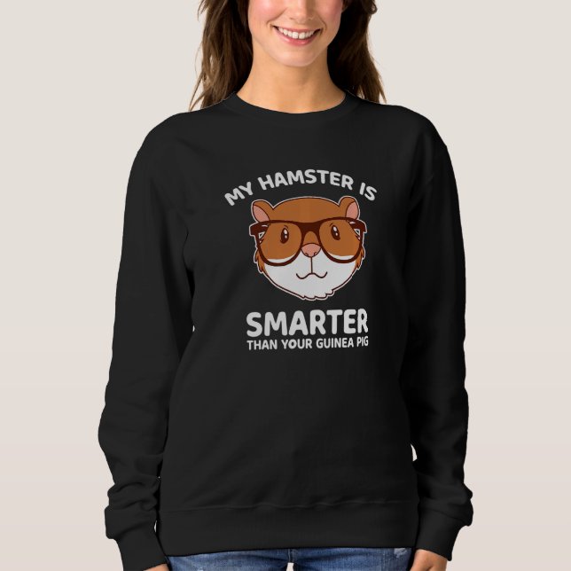 Min intelligenta hamster är smartare än ditt marsv t shirt (Framsida)