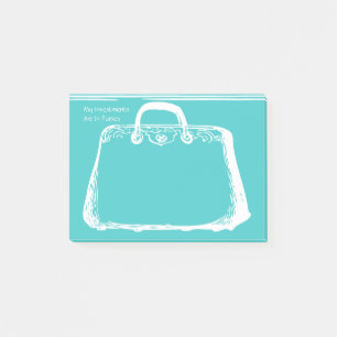 Min investeringar är i handväskor post-it block