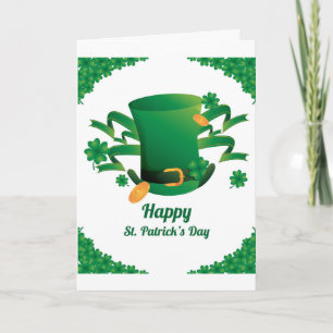 Min irländska bön.. St. Patrick-Day Card Kort