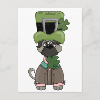 Min irländska hatt vykort