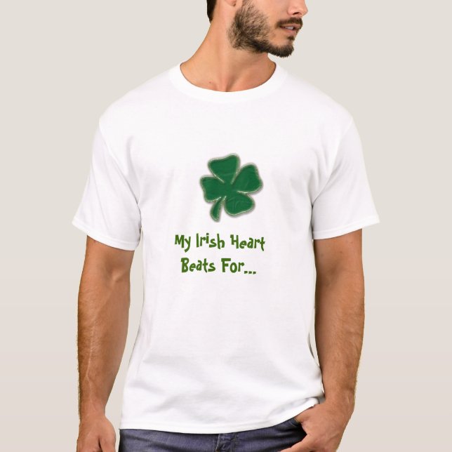 Min irländska hjärtaT-tröja T-shirt (Framsida)