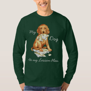Min irländska Setter åt min kurs planerar T Shirt