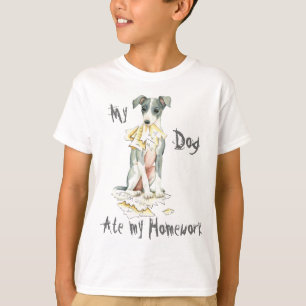 Min italienska Greyhound Ate My Homwork T-Shirt