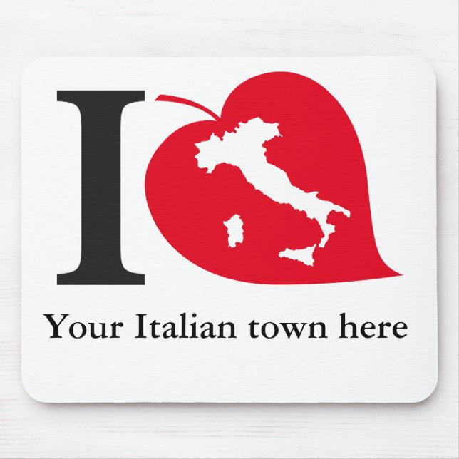 Min italienska mousepad musmatta (Framsidan)