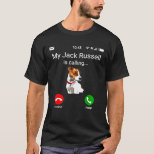 Min Jack Russell ringer Roligt JRT Jack Russell T Shirt