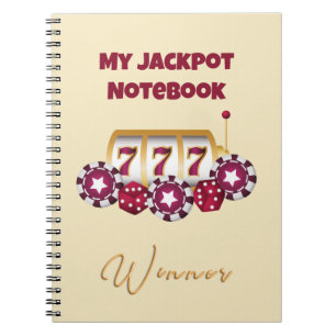 Min Jackpot Spiral-dator Anteckningsbok