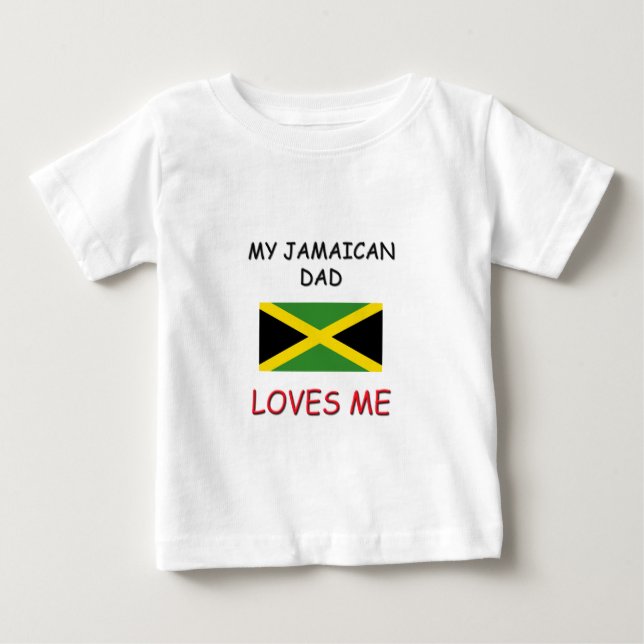 Min JAMAICAN PAPPA Kärlek me Tee Shirt (Framsida)