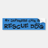 Min japanska haka är en räddinghundbildekal