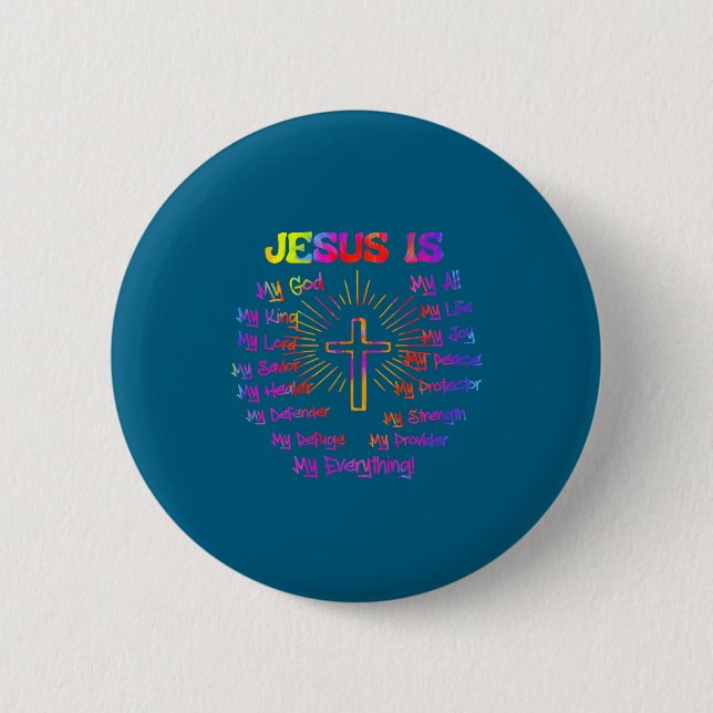 Min Jesus Gud Konung Herre Frälsare Knapp (Framsida)