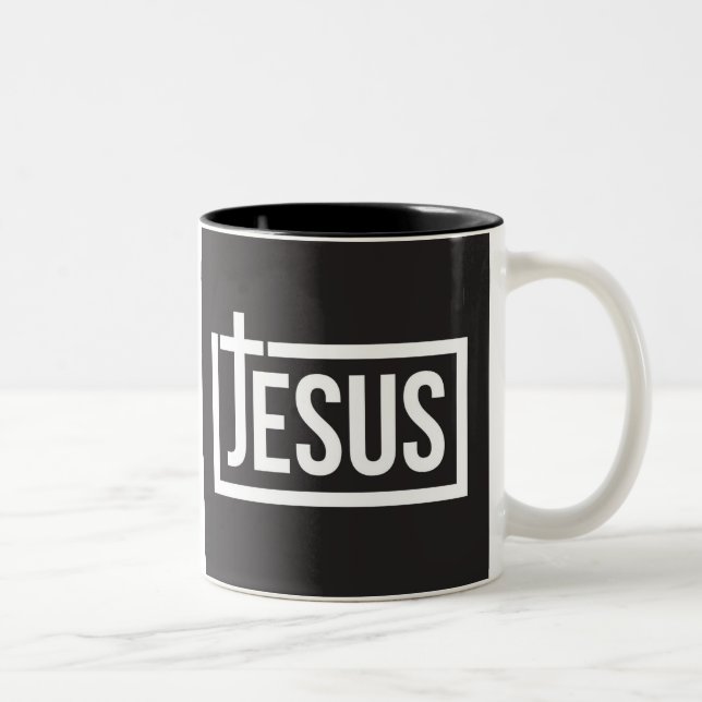 Min Jesus Två-Tonad Mugg (Höger)