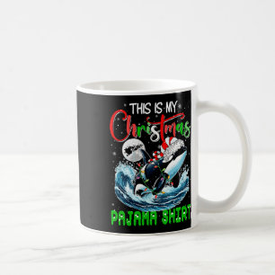 Min jul Pajama Santa Orca Sea Animal Lover Ki Kaffemugg