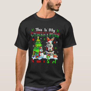 Min jul Pajama Shirt Santa Rabbit Snögubbe Xma T