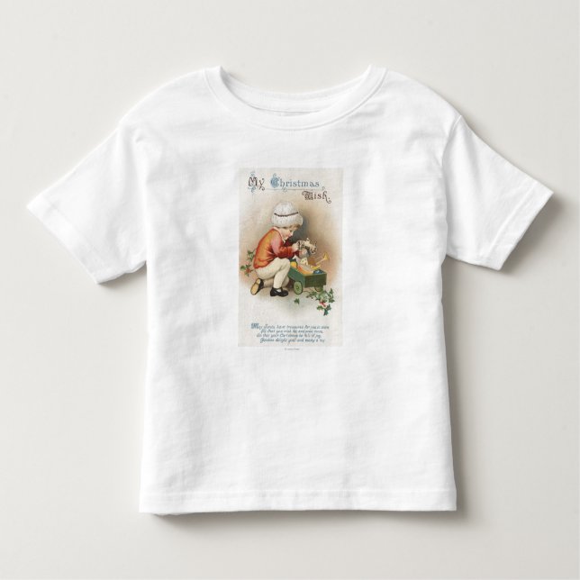 Min jul WishKid observera leksaker T Shirt (Framsida)