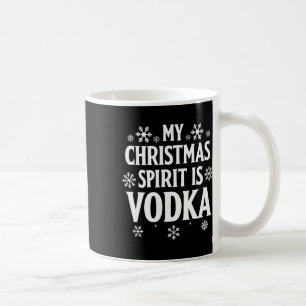 Min julanda är Vodka Funny Helgdag Humor A Kaffemugg