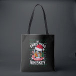 Min julanda är Whiskey Ugly Sweater Julafton P Tygkasse<br><div class="desc">Min julanda är Whiskey Ugly Sweater Julafton Pajamas</div>