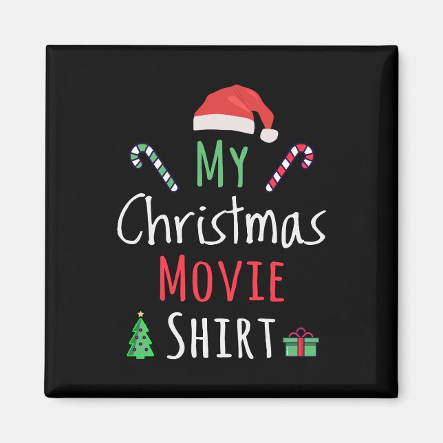 Min julfilm Shirt Magnet (Framsidan)