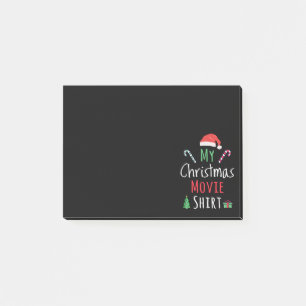 Min julfilm Shirt Post-it Block