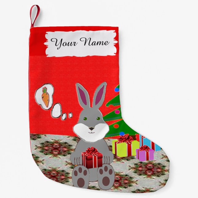 Min julklapp liten julstrumpa (Framsidan)