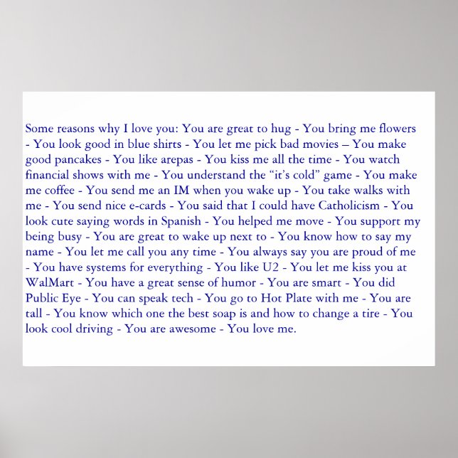 Min julklapp poster (Framsidan)