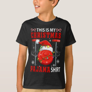 Min julpyjamas skjorta Disc Golf Utrustning Spel T Shirt