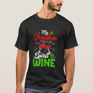 Min julsjäl är Vin Lung Helgdag Drinking T Shirt