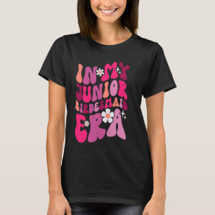 Min Junior Bridesmaid Era Bröllopsfest Sjungkarl T Shirt