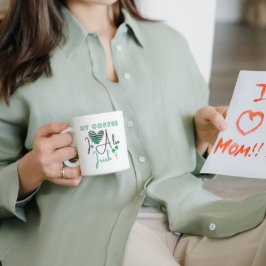 Min kaffe är också Irish Coffee St patrick's day Kaffemugg